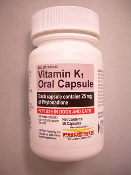 Vitamin k1 hotsell tablets for dogs